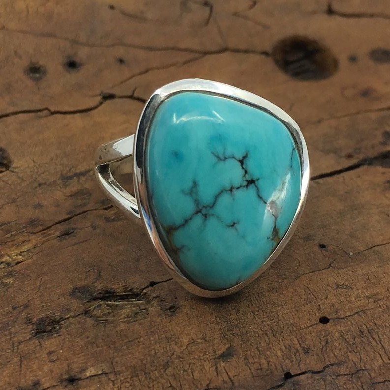 Tibetan Turquoise Ring Buy High Quality Crystal Jewellery Conscious