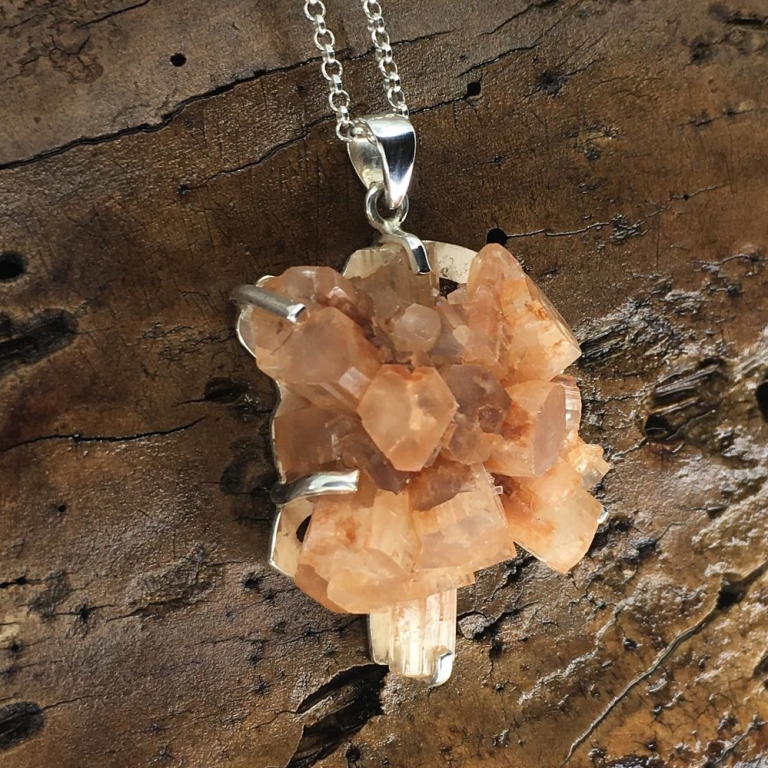 Aragonite Pendant High Quality Handcrafted Crystal Jewellery