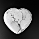 Howlite Heart