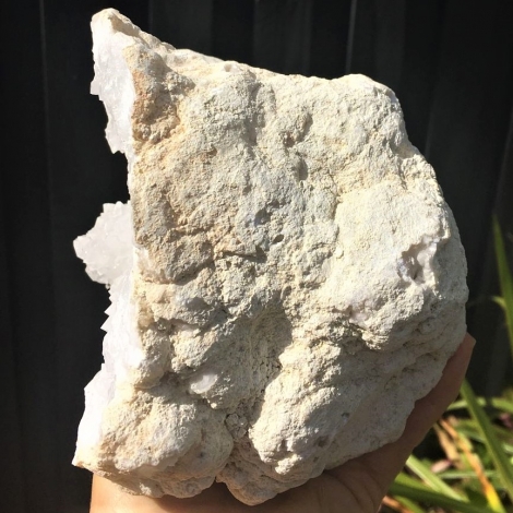 Calcite Clear Quartz Geode