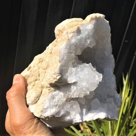 Calcite Clear Quartz Geode