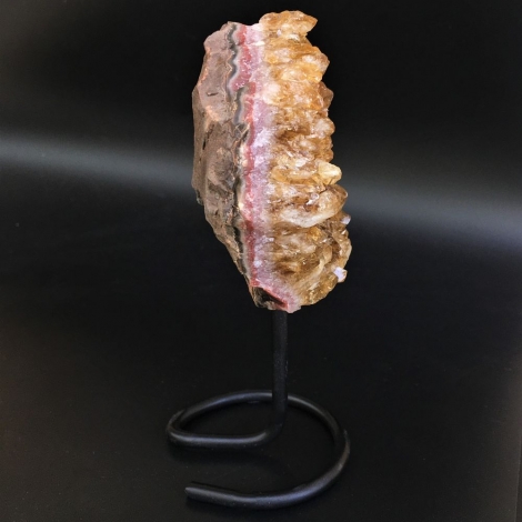 Citrine on a stand side view