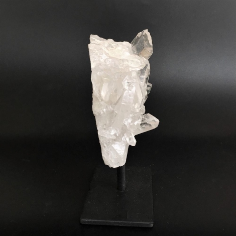 Side view of Clear Quartz Cluster