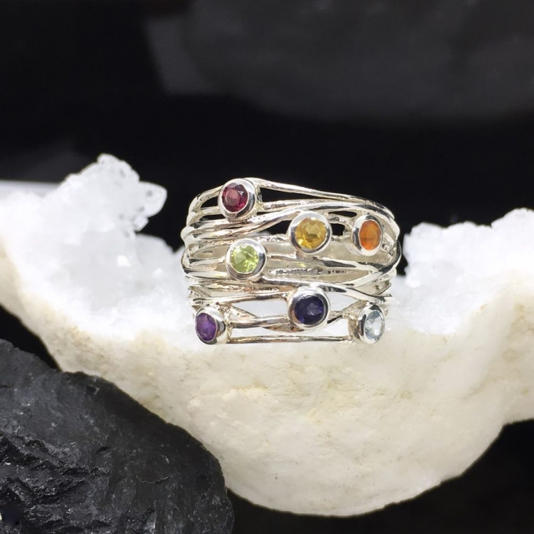 Chakra Ring Buy Handcrafted Crystal Jewellery Conscious Stones
