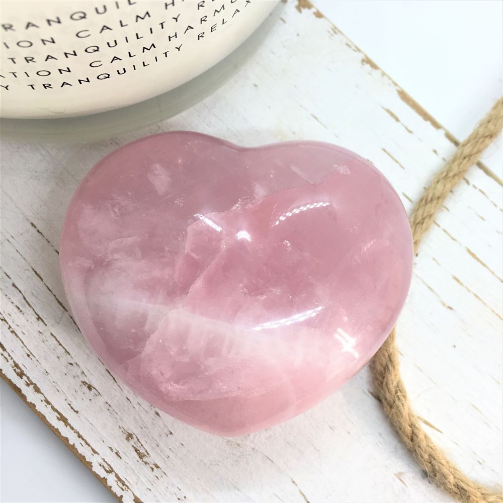Rose Quartz Heart