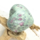 Ruby Fuchsite Heart