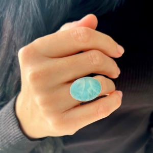 Larimar rings deals for sale