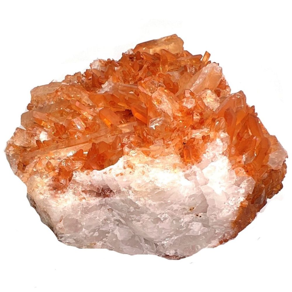 Tangerine Quartz Cluster Conscious Stones