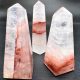 Fire Quartz Obelisks