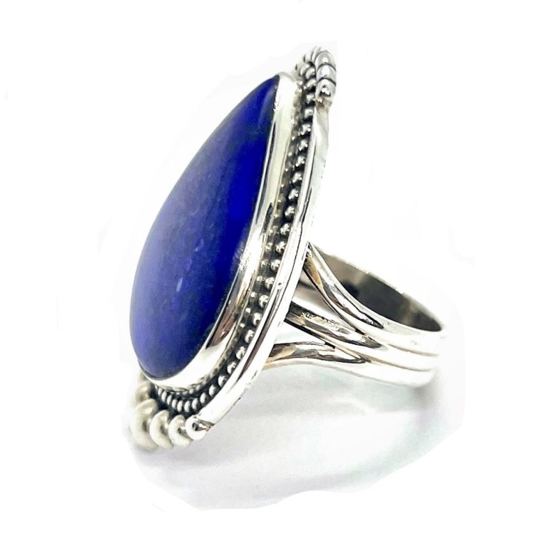Lapis Lazuli Ring side view