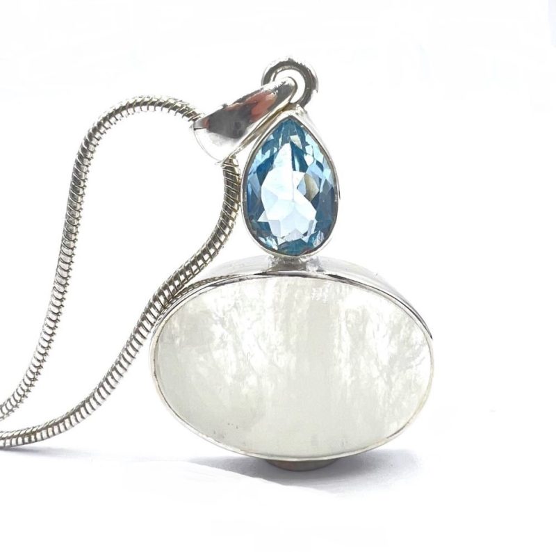 Moonstone Topaz Pendant