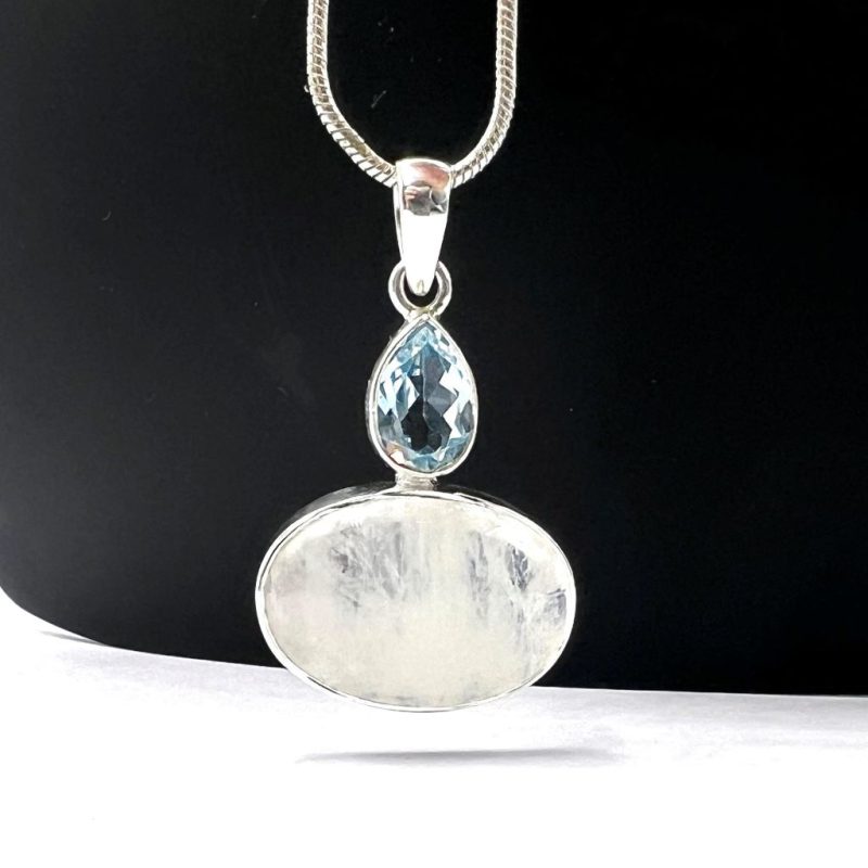 Moonstone Topaz Pendant