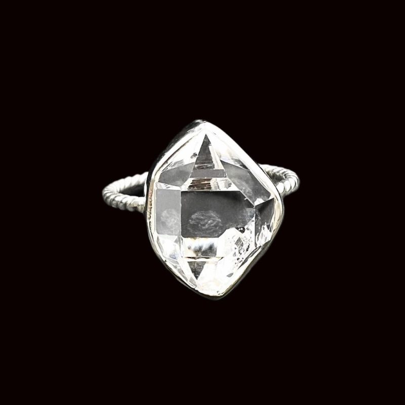 Herkimer Diamond Ring