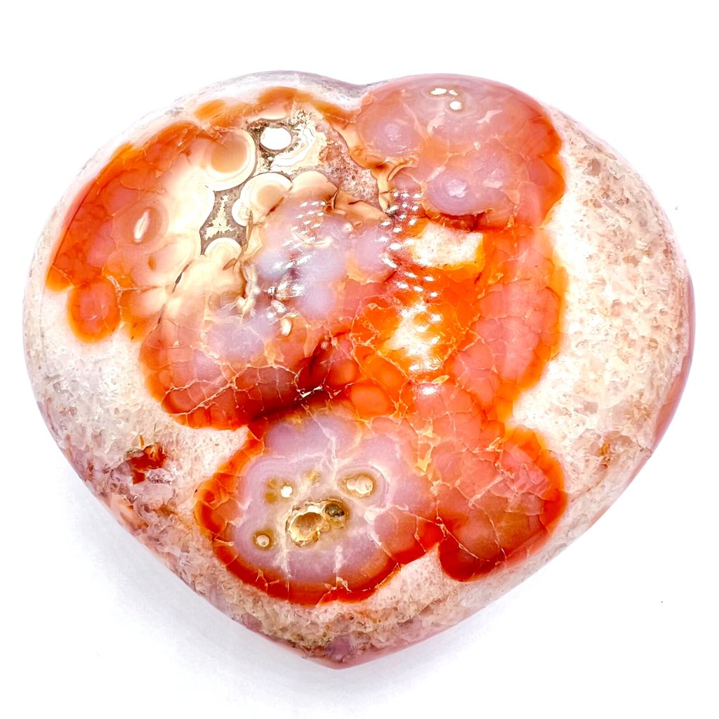 Carnelian Heart large opt Carnelian Heart