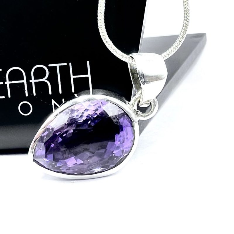 Amethyst Teardrop Pendant