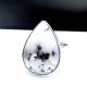 Merlinite Teardrop Ring