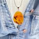 Amber Silver Pendant