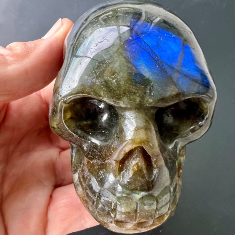 Labradorite Skull