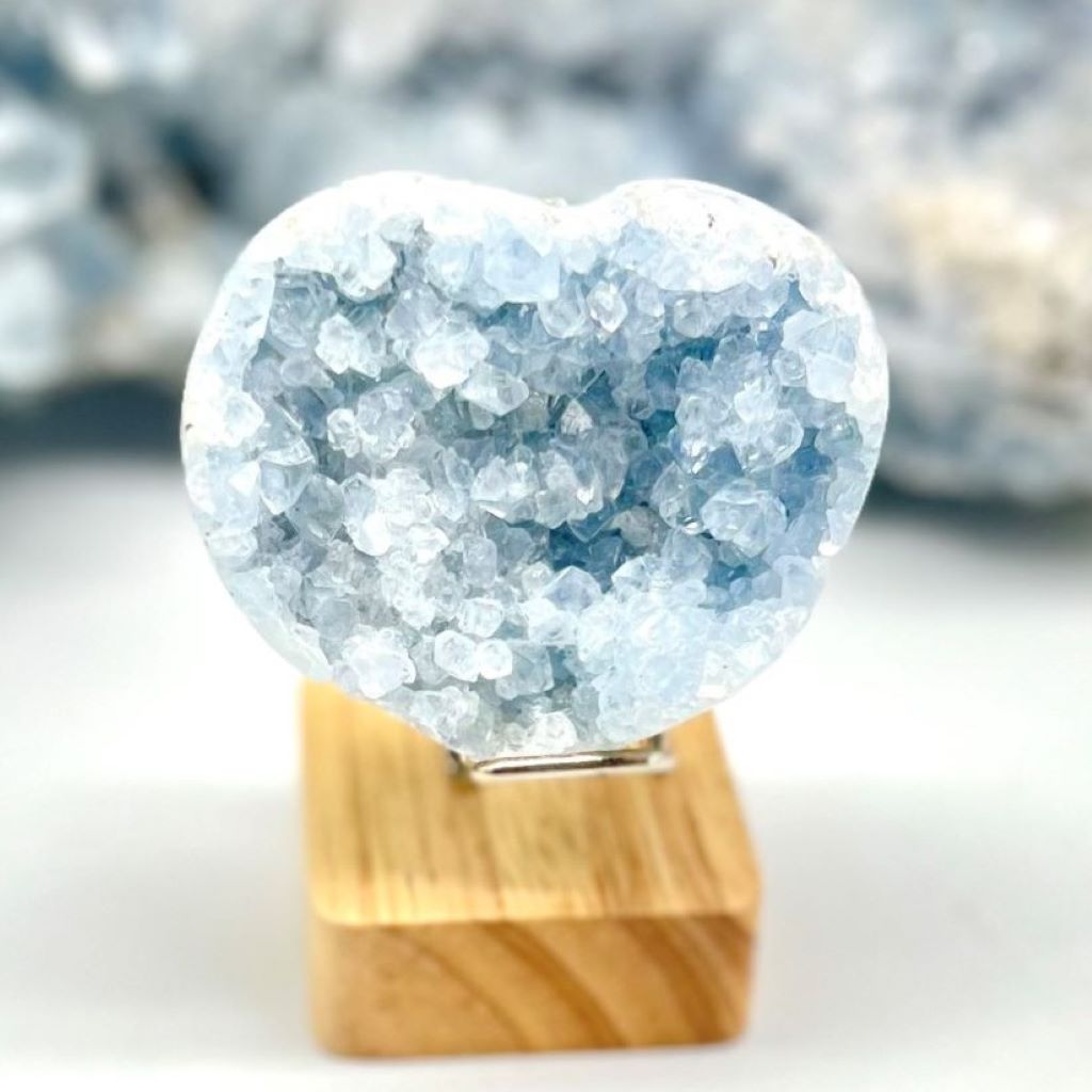 Celestite Heart Celestite Heart