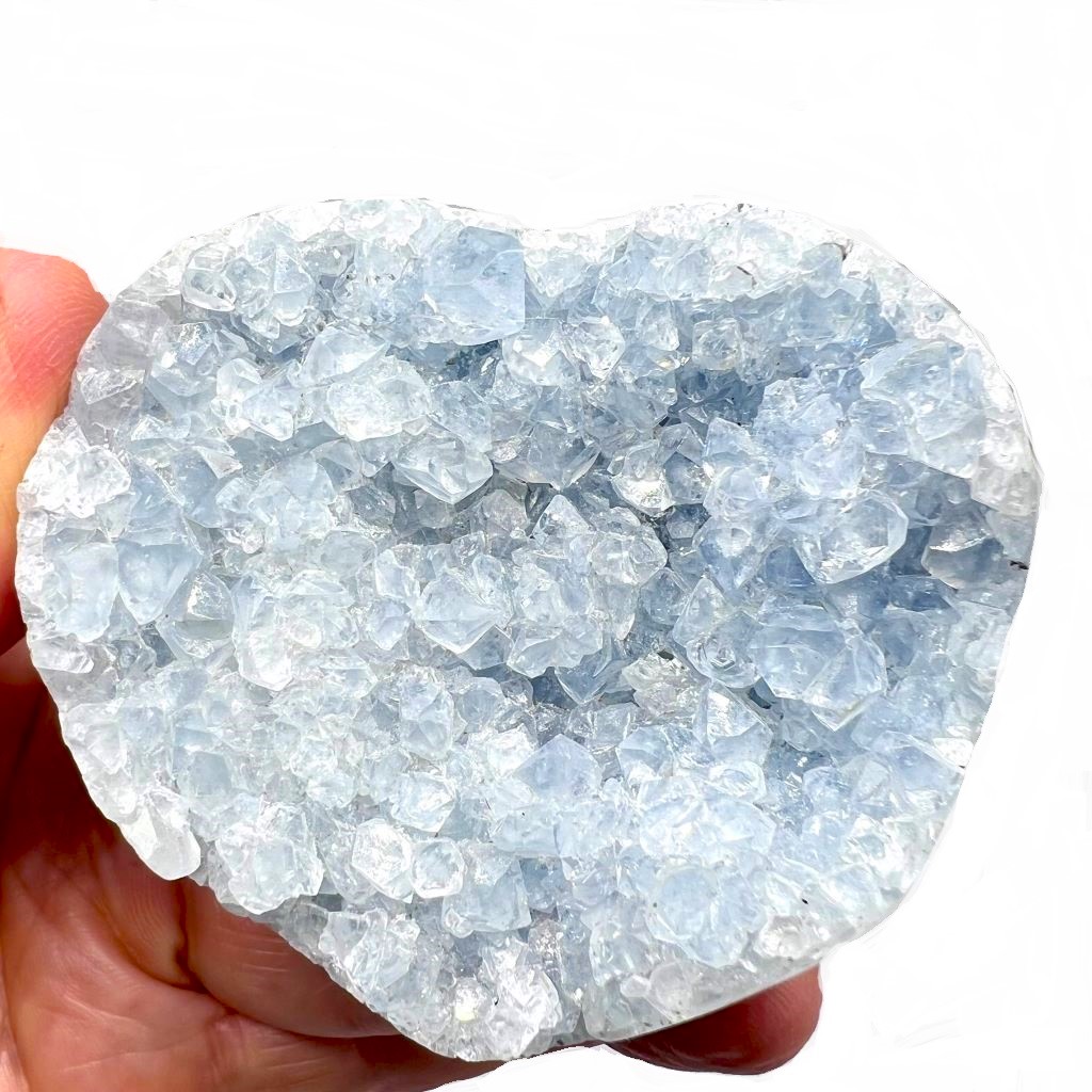 Celestite Heart Celestite Heart
