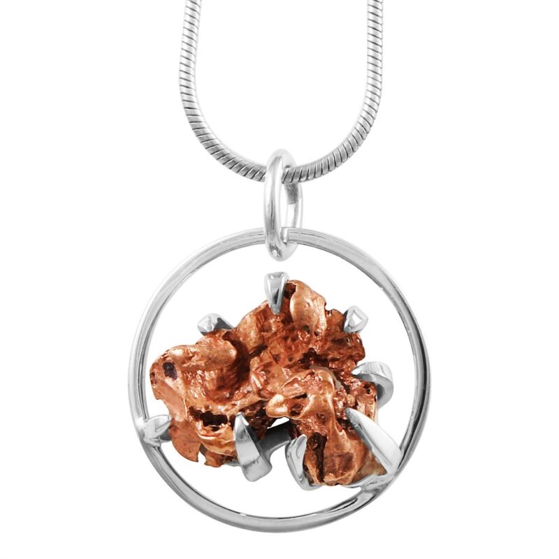 Copper Pendant Round